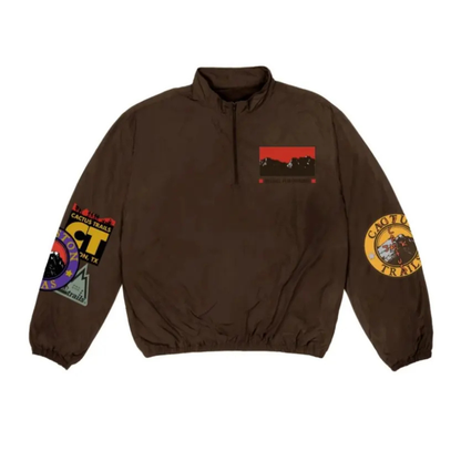 Travis Scott Cactus Trails Half-Zip Windbreaker (BROWN)