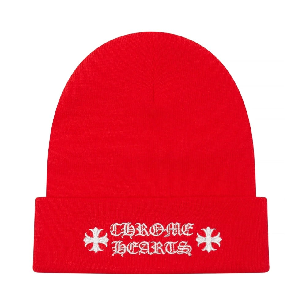 Chrome Hearts Logo Beanie (RED)