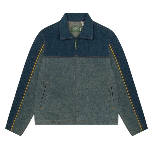 Denim Tears X Levis Cotton Fleur De-Lis Denim Track Jacket (JEANS)