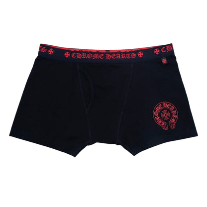 Chrome Hearts Boxer Brief Shorts (BLACK/RED)