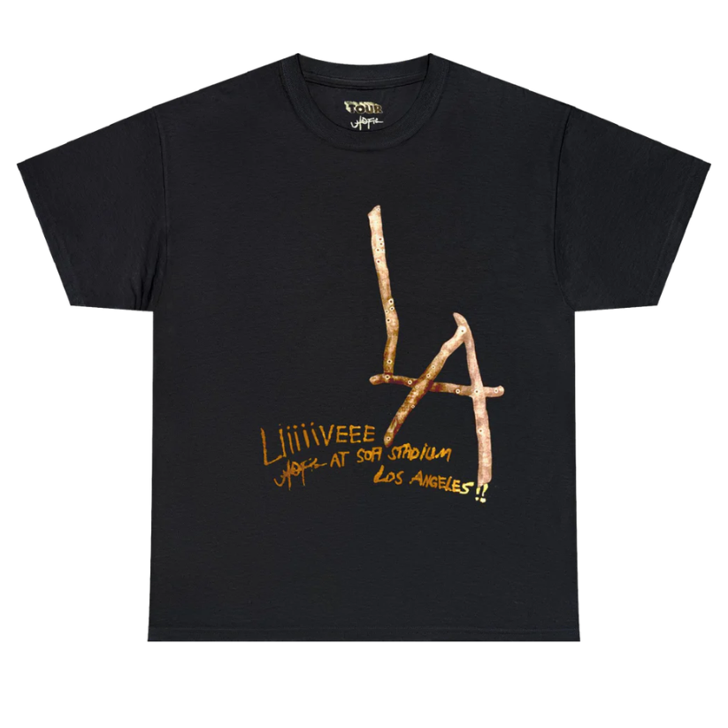 Travis Scott Utopia Circus Maximus Tee Tour LA (FADED BLACK)