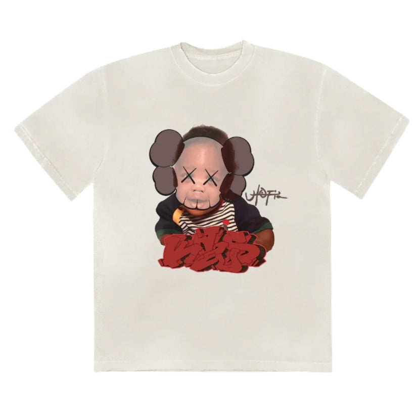 Travis Scott X KAWS Utopia I Tee (WHITE)