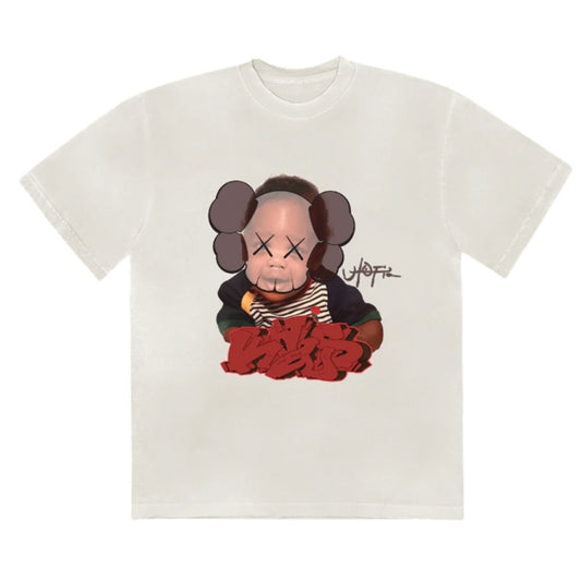 Travis Scott X KAWS Utopia I Tee (WHITE)