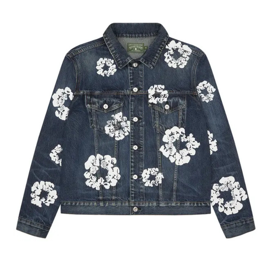 Denim Tears Cotton Wreath Denim Jacket (DARK WASH)