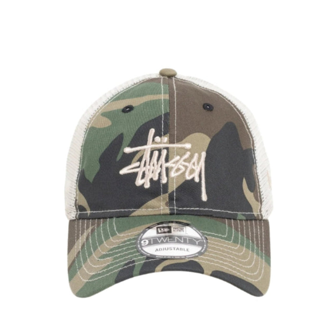 Stussy X New Era 9twenty 基本款卡车司机帽（丛林迷彩）