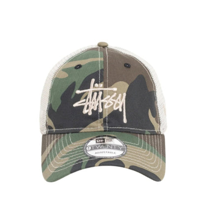 Stussy X New Era 9twenty 基本款卡车司机帽（丛林迷彩）