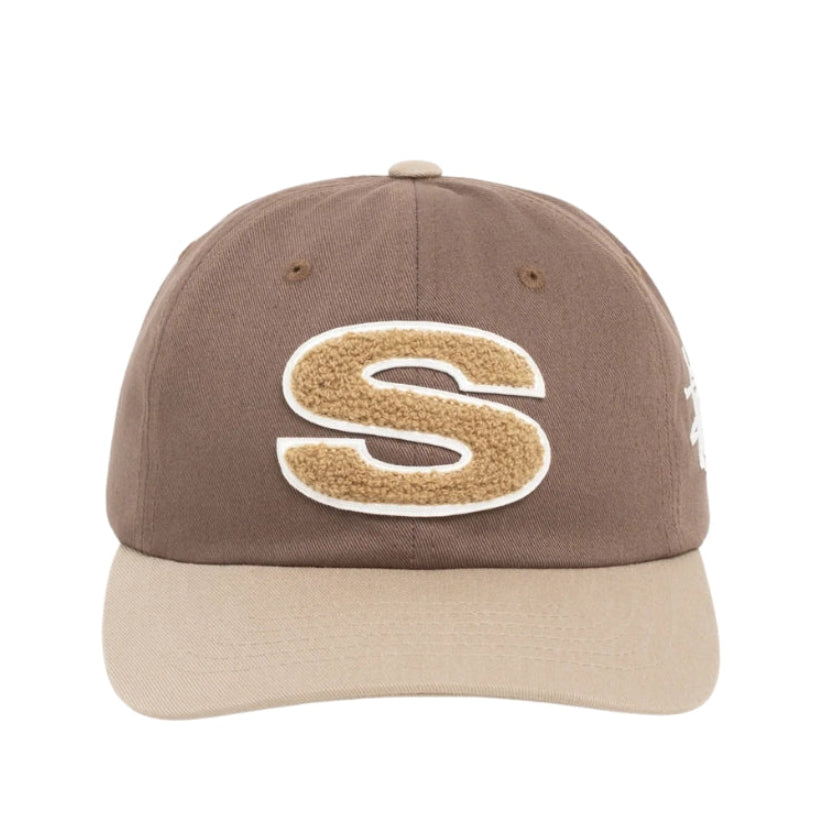 Stussy Low pro Chenille S Snapback (BROWN)
