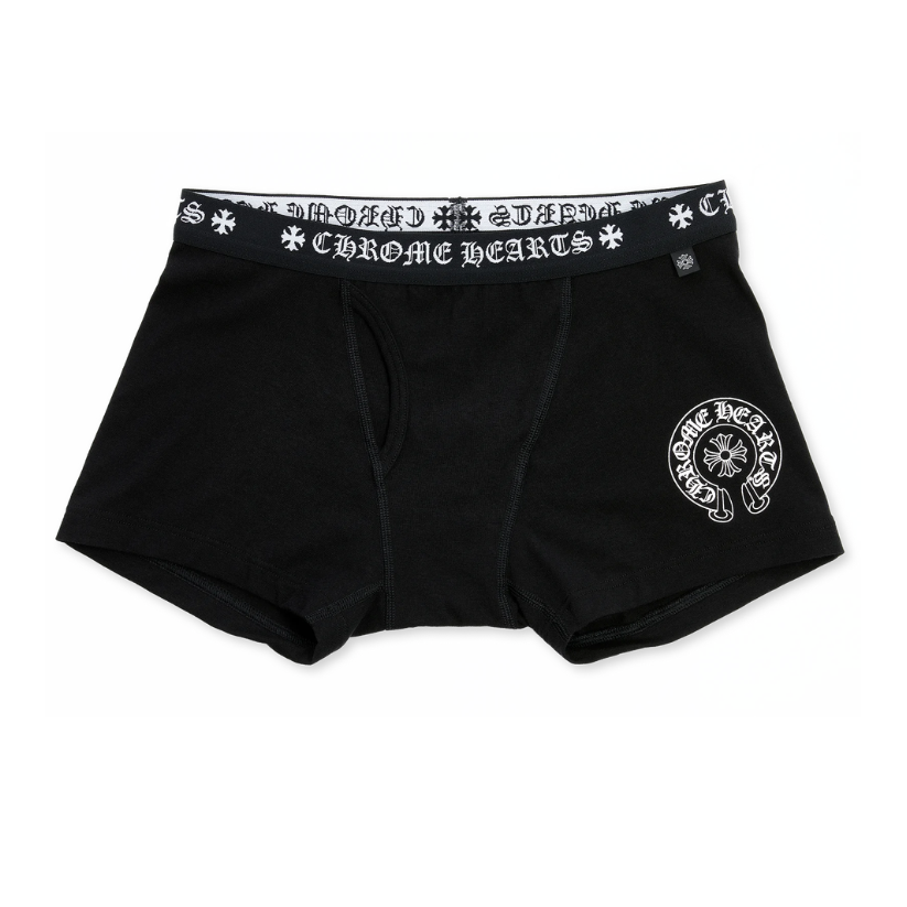 Chrome Hearts Boxer Brief Shorts (BLACK/WHITE)
