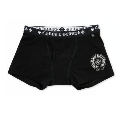 Chrome Hearts Boxer Brief Shorts (BLACK/WHITE)