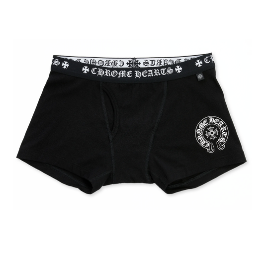 Chrome Hearts Boxer Brief Shorts (BLACK/WHITE)