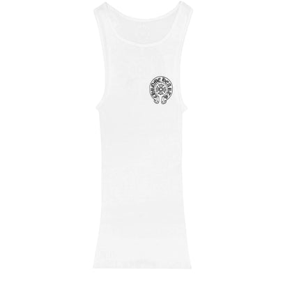 Chrome Hearts Horseshoe Rib Tank (WHITE)