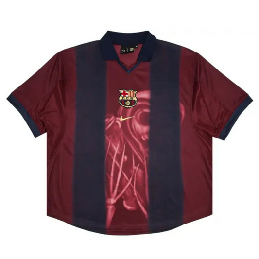 Nike x Travis Scott x FC Barcelona Retro 2000/01 Home Skeleton Jerseys
