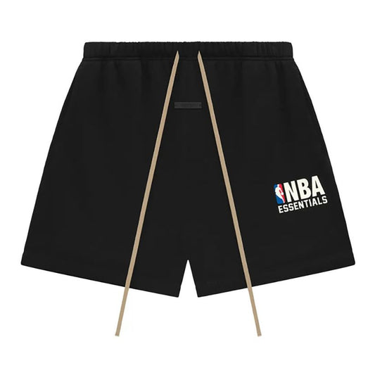 FOG – ESSENTIALS X NBA Core Fleece Shorts (BLACK)