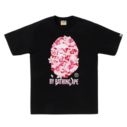 BAPE ABC Sakura Camo by Bathing Ape Tee (BLACK)