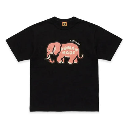 Human Made动物图案T恤 曼谷门店限定 (黑色)