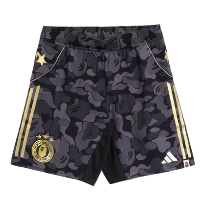 adidas x BAPE Football Slim Shorts (BLACK)