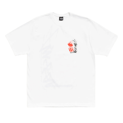 Stussy Tee Tall Dice (WHITE)
