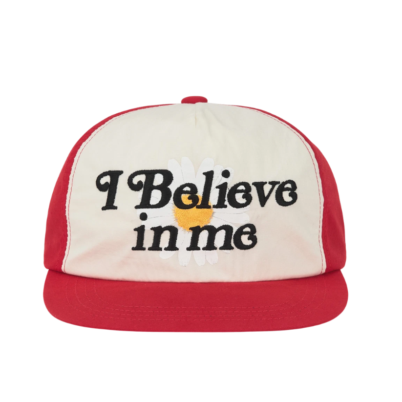 Peaceminusone x Verdy I Believe In Me Cap (RED/WHITE)