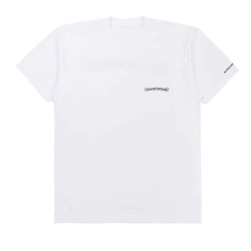 Chrome Hearts Scroll Logo T-Shirt (WHITE)