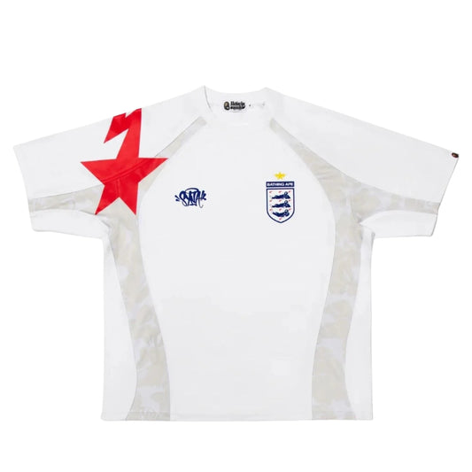 Bape x Spotify x Syna By Central Cee Soccer Jersey (WHITE)