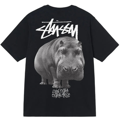 Stussy Tee Big Hippo (BLACK)