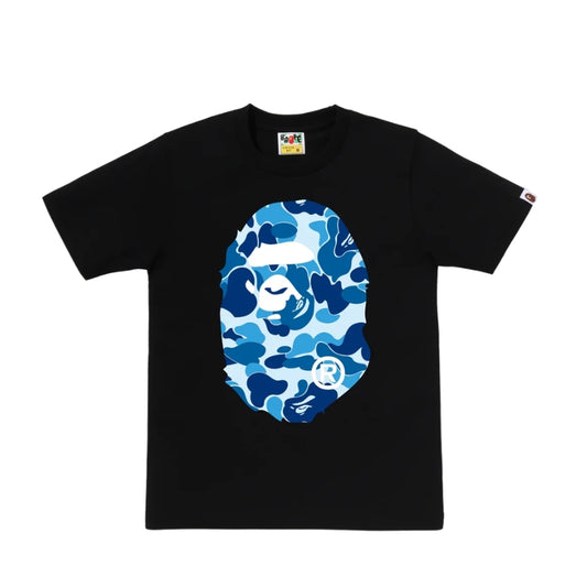 BAPE ABC Camo Big Ape Head Tee (BLACK/BLUE) LADIES