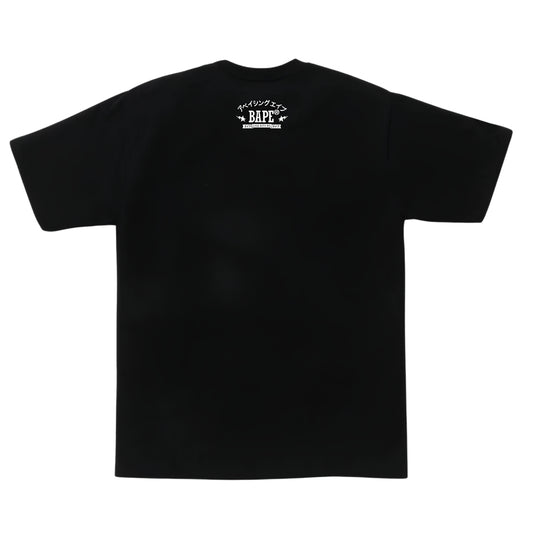 BAPE ABC Camo Japan Big Ape Head Tee (BLACK/BLUE)