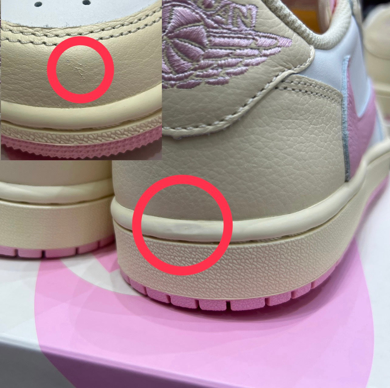 Nike Jordan 1 Retro Low OG SP x Travis Scott Muslin Pink