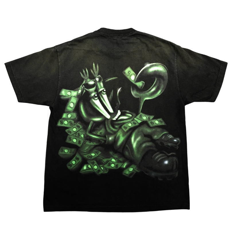 Travis Scott Cactus Jack x Spongebob Mr Krabs Tee (GREEN)