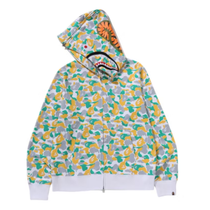 BAPE Store Wuxi Separate Shark Full Zip Hoodie (MUTICOLOR)