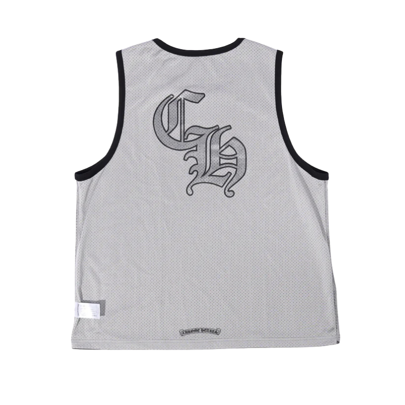 Chrome Hearts Reversible Mesh Warm Up Basketball Jersey (BLACK)