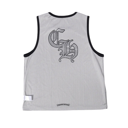 Chrome Hearts Reversible Mesh Warm Up Basketball Jersey (BLACK)