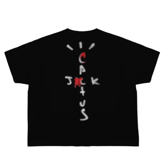 Travis Scott x Don Toliver x Scream Airbrush Ghostface Tee (BLACK)