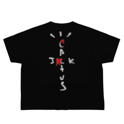 Travis Scott x Don Toliver x Scream Airbrush Ghostface Tee (BLACK)