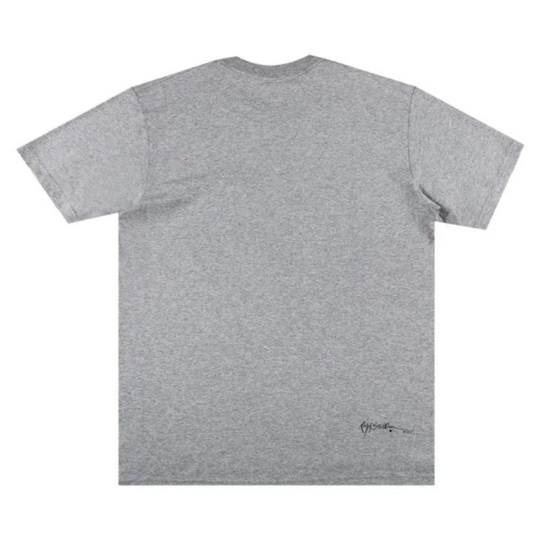 "Supreme Ralph Steadman Box Logo Tee (HEATHER GRETY) "