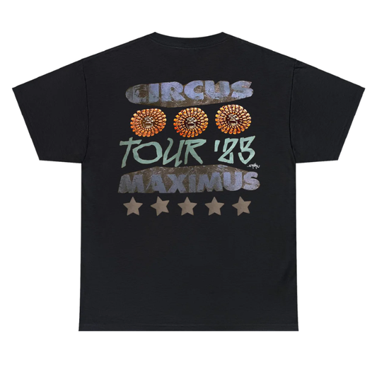 Travis Scott Utopia Circus Maximus Tee Tour LA (FADED BLACK)