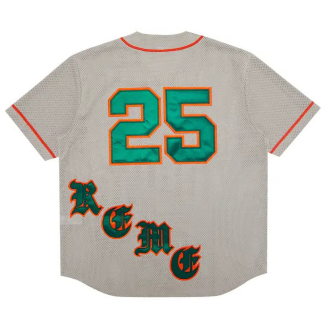 Supreme Old English Baseball Jersey (GREY)