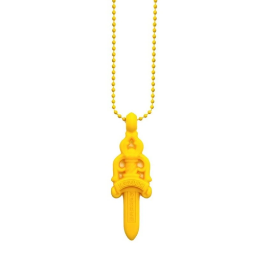 Chrome Hearts Silicone Rubber Dagger Necklace (YELLOW)