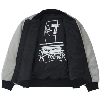 Supreme X Jean Paul Gaultier Reversible Backpack MA-1 (SILVER)