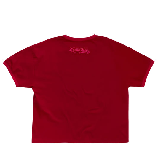 Travis Scott Cactus Jack x Nike Heart Ringer Tee (RED)