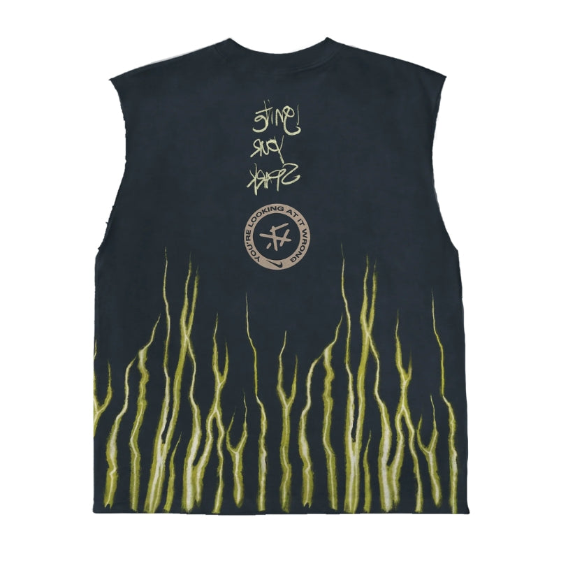 Travis Scott Cactus Jack x Nike T-Rexx Ignite Your Spark Sleeveless Tee (BLACK)