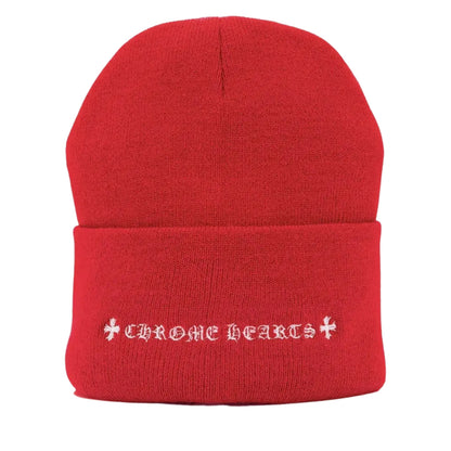 Chrome Hearts Red Watch Cap Beanie (RED)