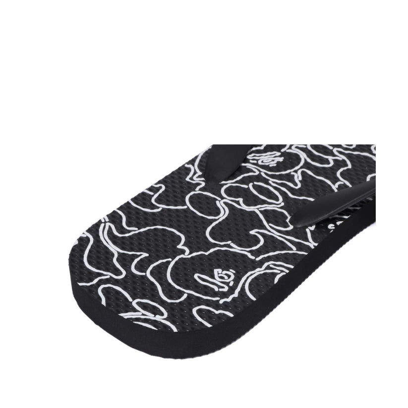 BAPE ABC Neon Camo Beach Sandal 2024 (BLACK)