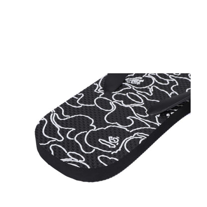 BAPE ABC Neon Camo Beach Sandal 2024 (BLACK)