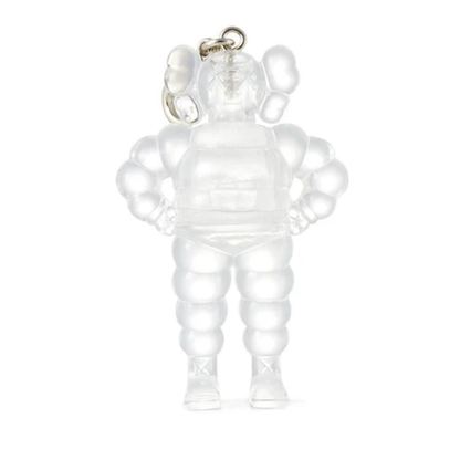 KAWS Tokyo First Chum Keychain Set (2021) Clear/White/Black/Yellow/Pink