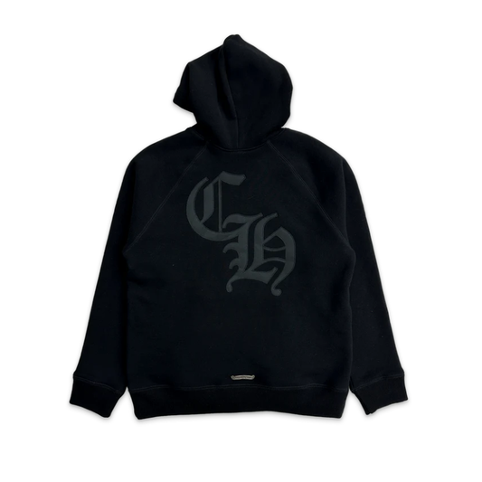 Chrome Hearts Triple Cross Nylon CH Logo 7/11 Hoodie (BLACK)