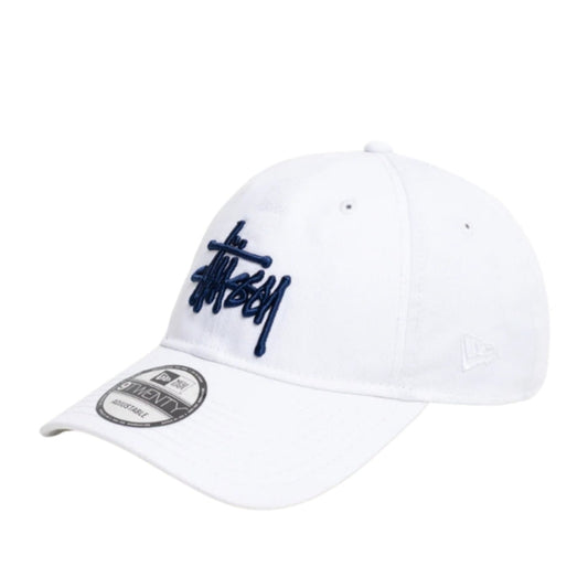 Stussy X New Era 9twenty Basic Strapback (WHITE)