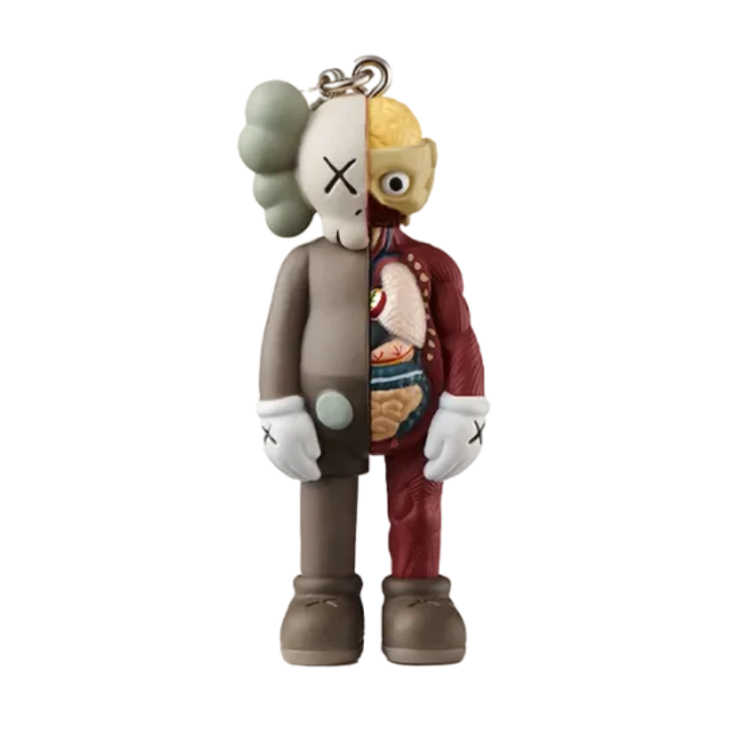 KAWS Tokyo First Flayed Companion Keychain Set (2021) Brown/Gray/Black