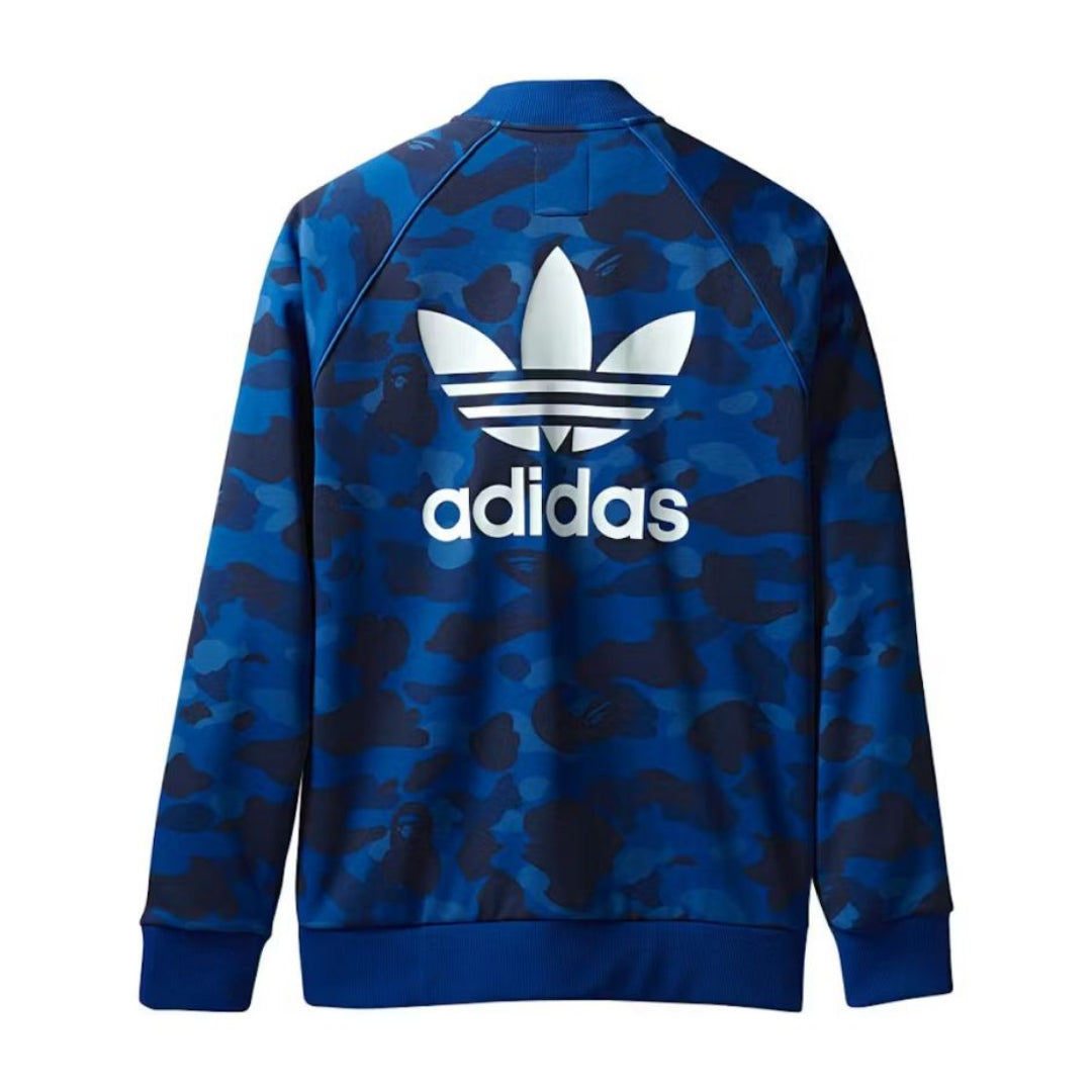 BAPE X adidas adicolor Track Top (BLUE)