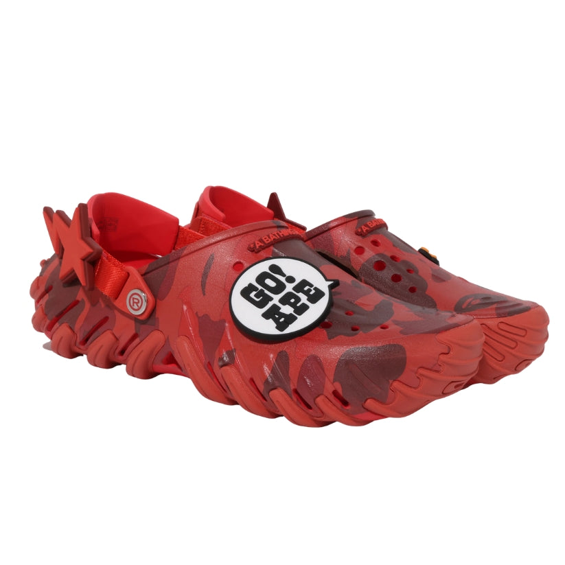 Crocs Echo X BAPE Color Camo (RED)